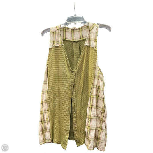 Top Long Sleeve By Pol In Green, Size: L