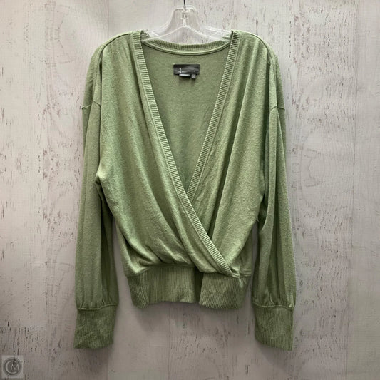 Top Long Sleeve By Anthropologie In Green, Size: L