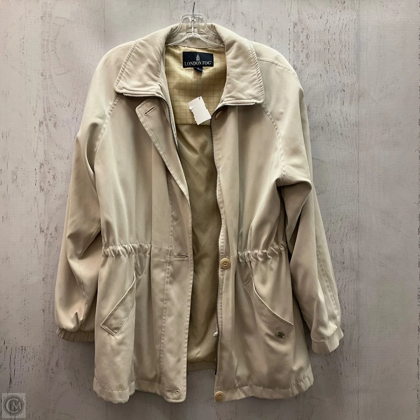 Jacket Other By London Fog In Cream, Size: M