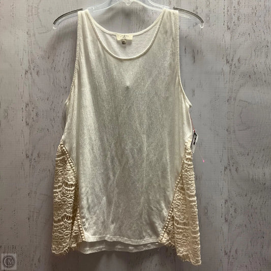 Tank Top By Umgee In White, Size: M