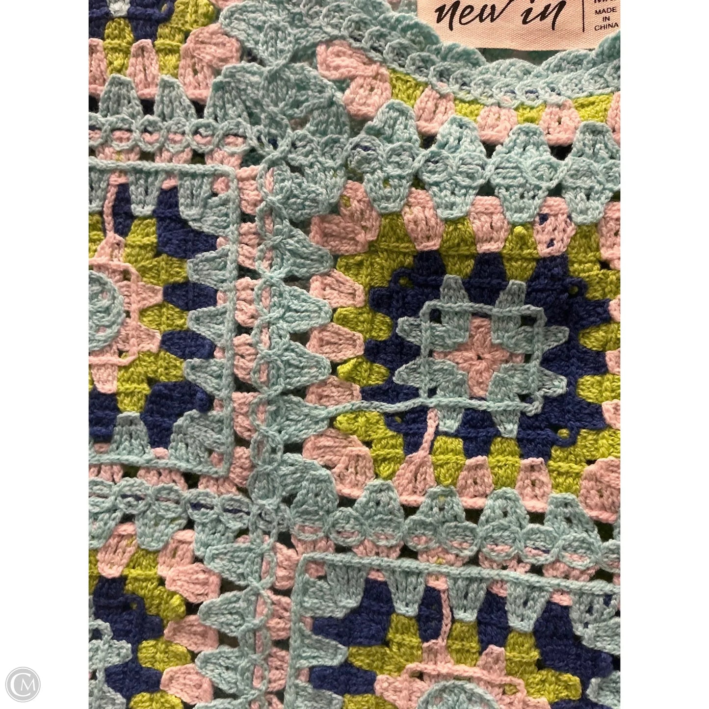 Top Sleeveless By New In In Blue & Green, Size: M