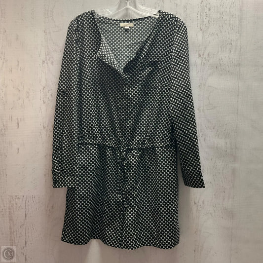 Romper By Loft In Black & White, Size: 4