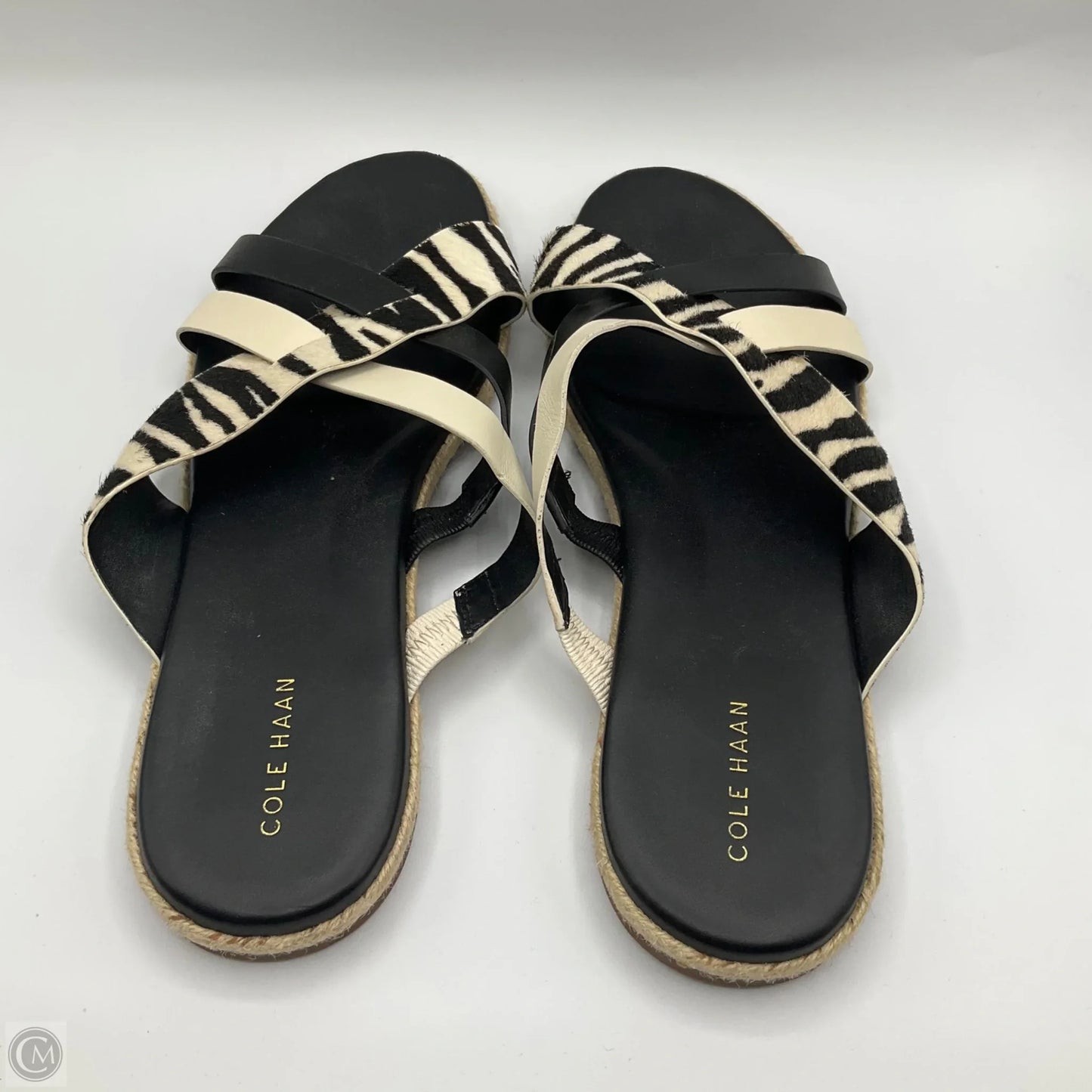 Sandals Flats By Cole-haan In Black, Size: 10