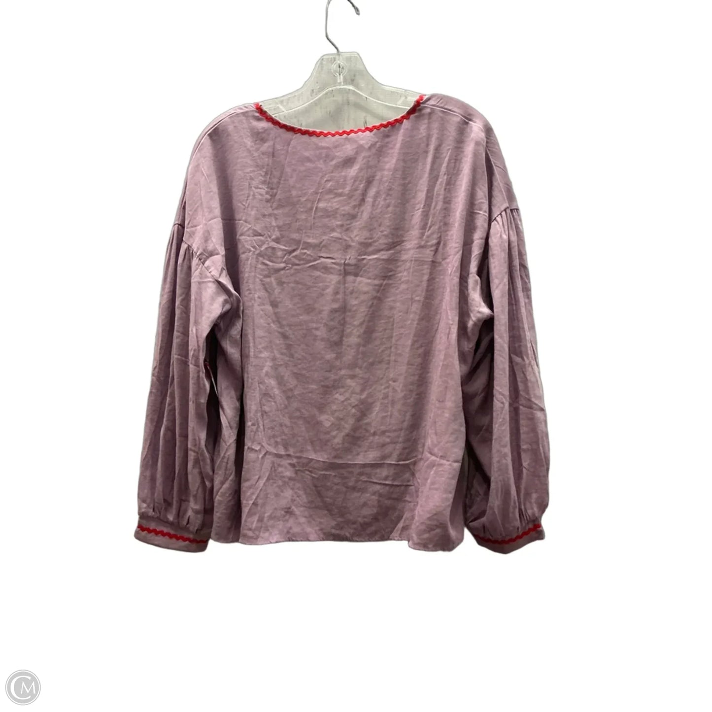 Top Long Sleeve By Clothes Mentor In Purple, Size: S