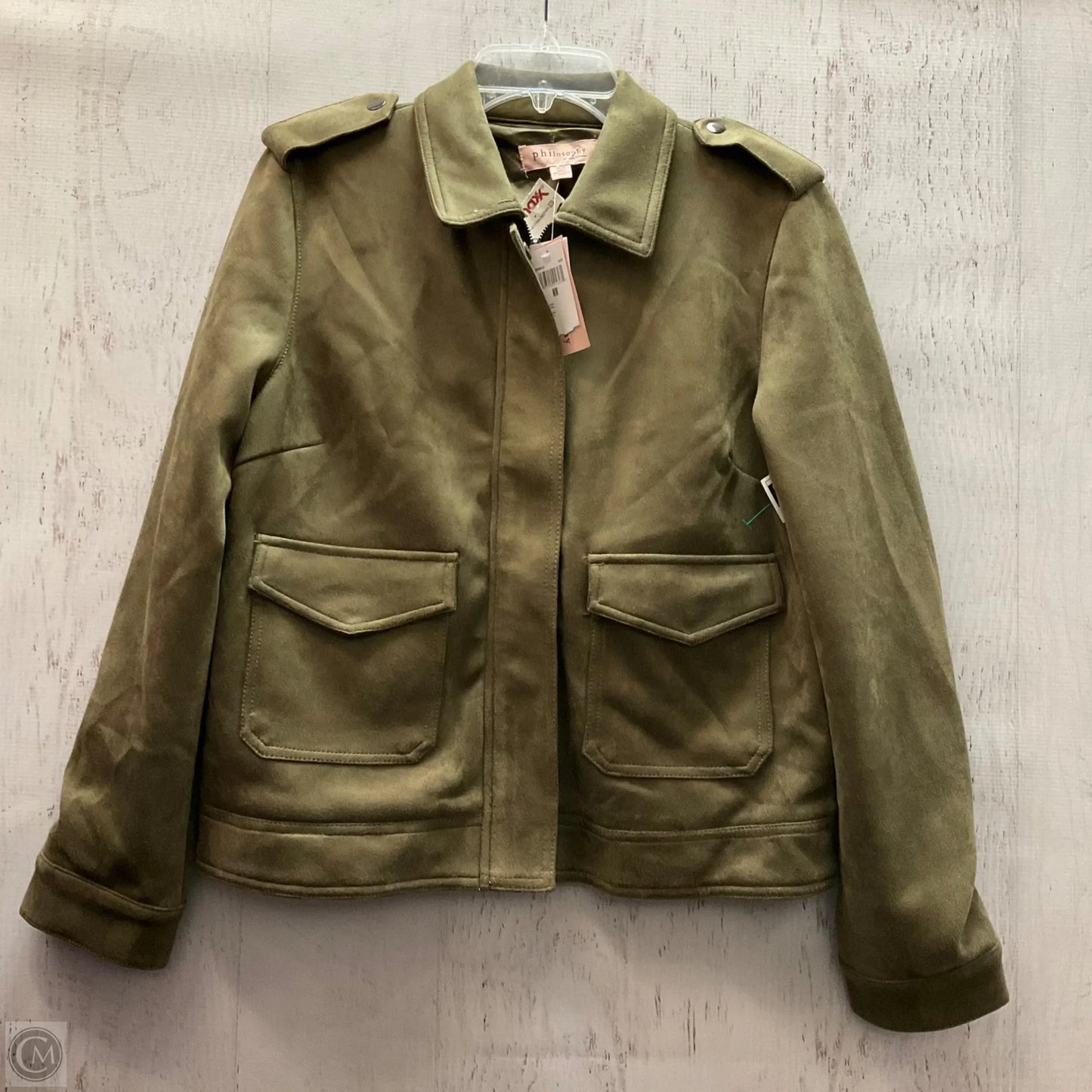 Jacket Other By Philosophy In Green, Size: M