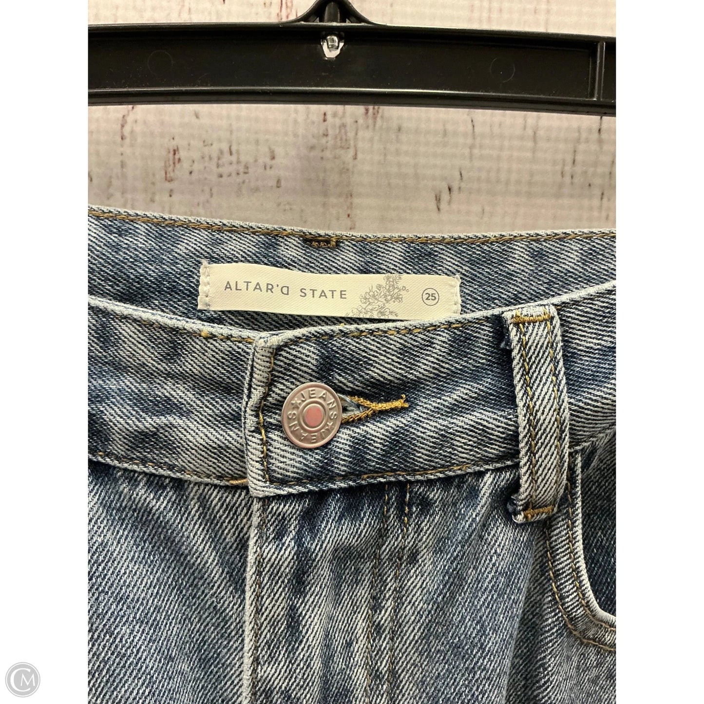 Jeans Wide Leg By Altard State In Blue Denim, Size: 2