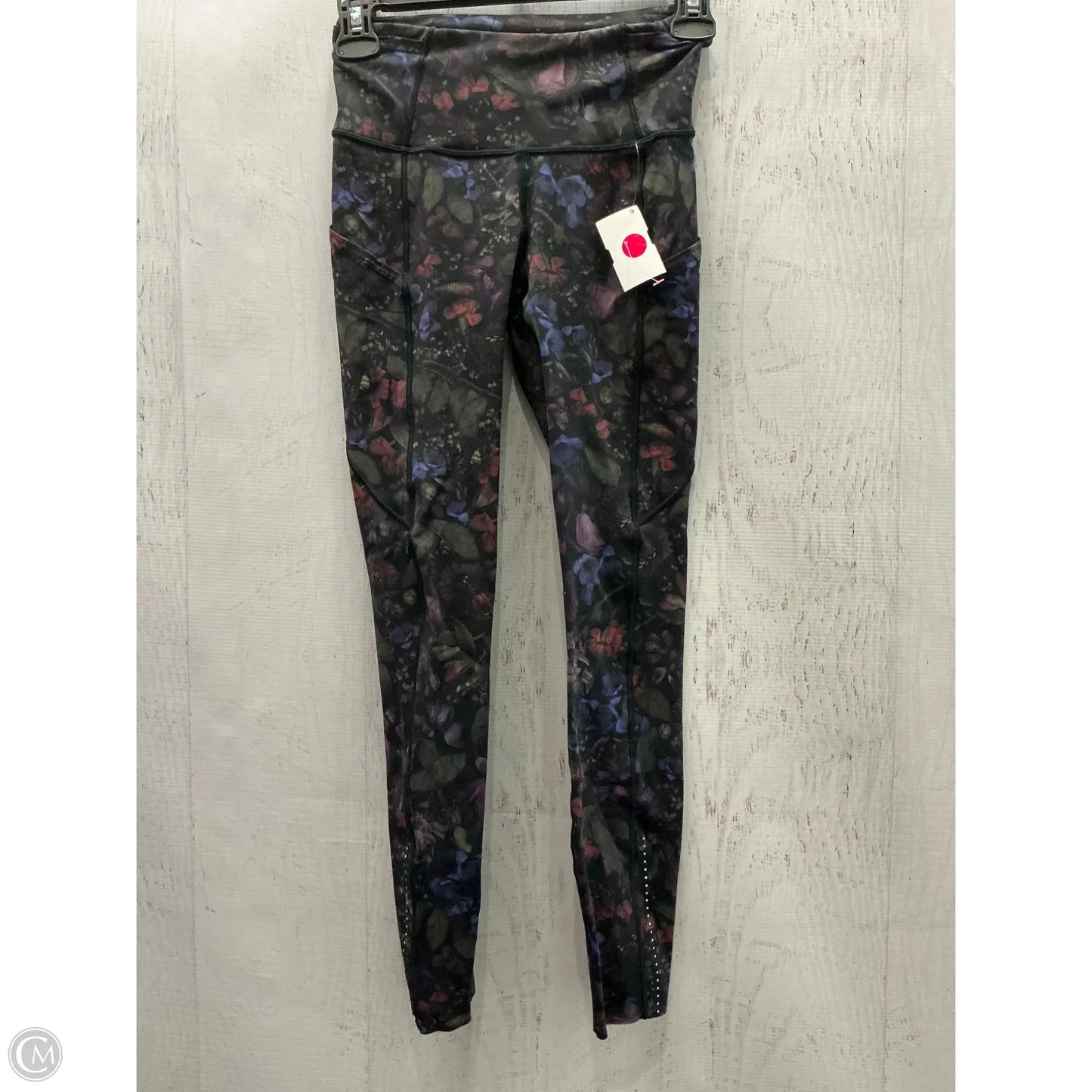Athletic Leggings By Lululemon In Floral Print, Size: 2