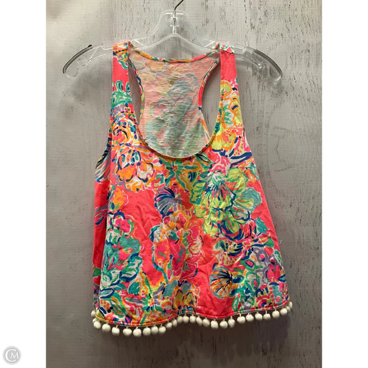 Top Short Sleeve Designer By Lilly Pulitzer In Multi-colored, Size: Xxs