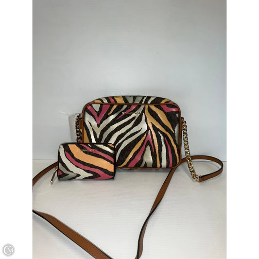 Crossbody Designer By Michael Kors, Size: Medium