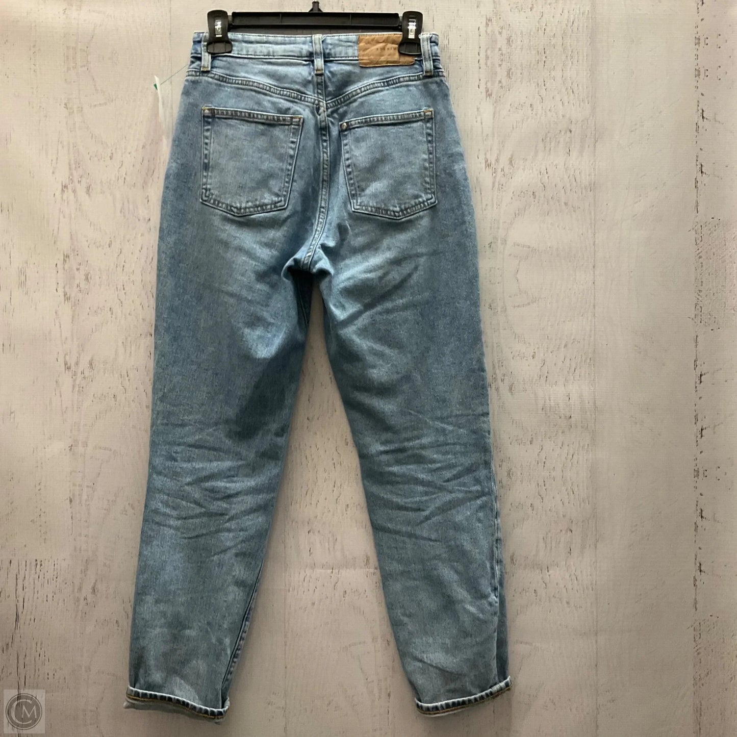Jeans Straight By H&m In Blue Denim, Size: 2