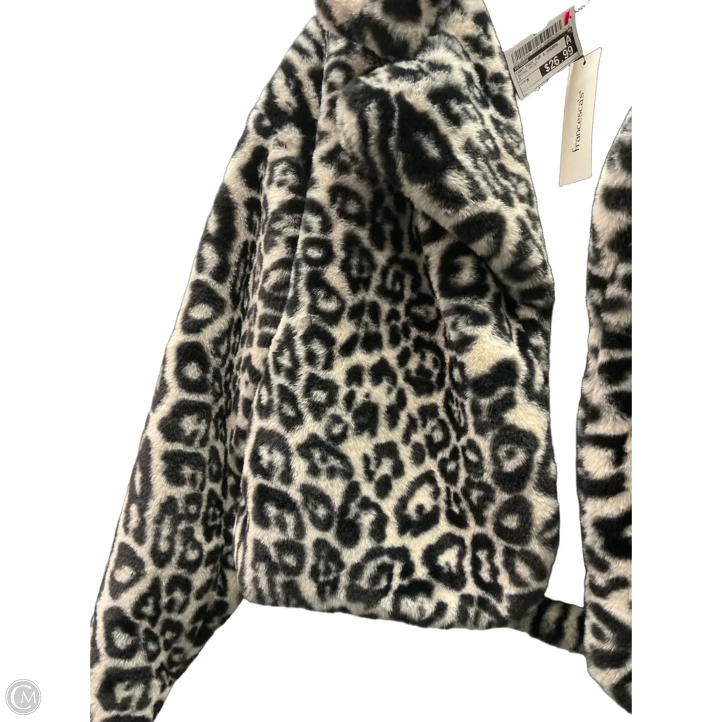 Coat Faux Fur & Sherpa By Stoosh In Animal Print, Size: M