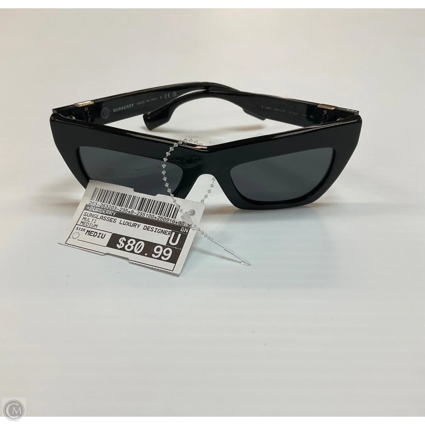 Sunglasses Luxury Designer By Burberry, Size: Medium