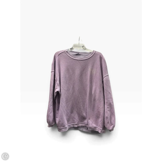 Sweatshirt Crewneck By Aerie In Purple, Size: L