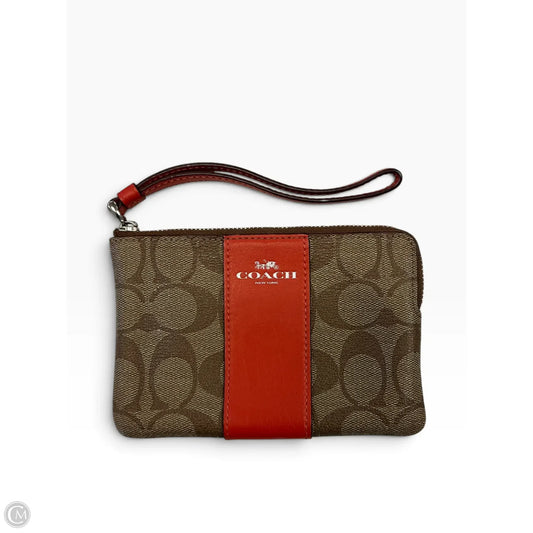 Wristlet Designer By Coach, Size: Small