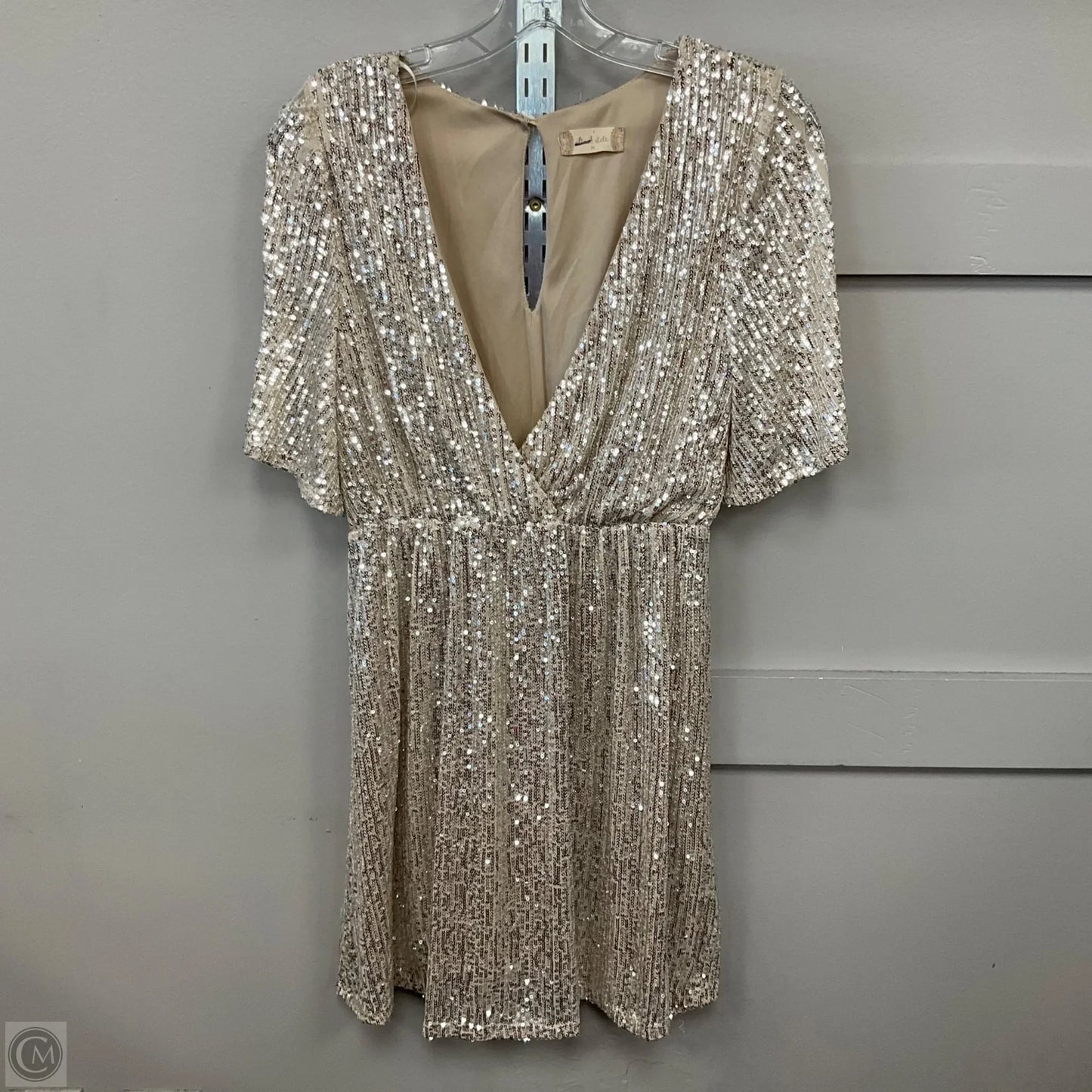 Dress Casual Short By Altard State In Gold, Size: M