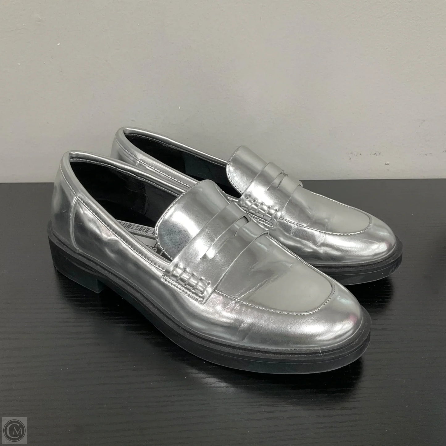 Shoes Flats By A New Day In Silver, Size: 8