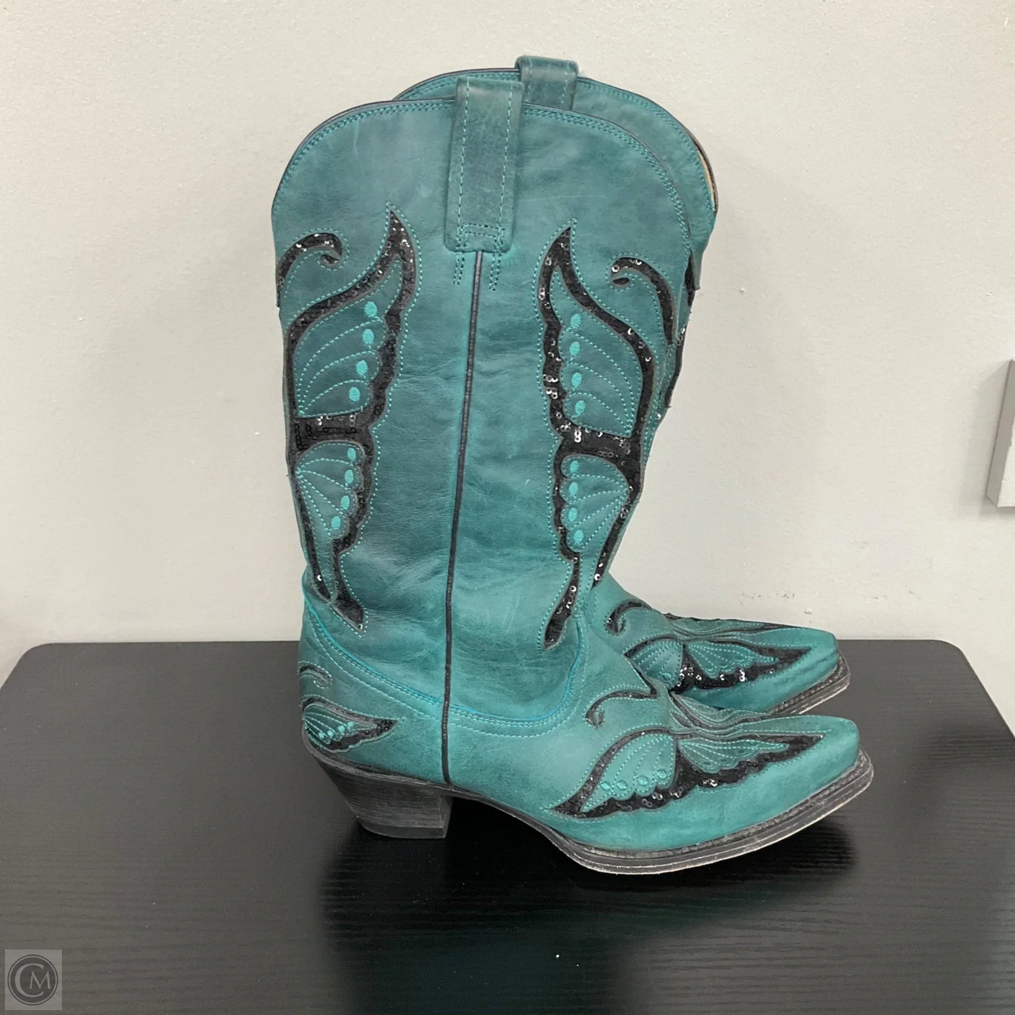 Boots Western By Corral In Teal, Size: 9