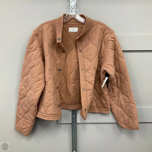 Jacket Puffer & Quilted By Z Supply In Brown, Size: M