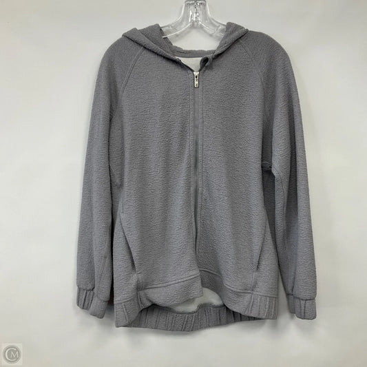 Athletic Jacket By Lululemon In Grey, Size: M