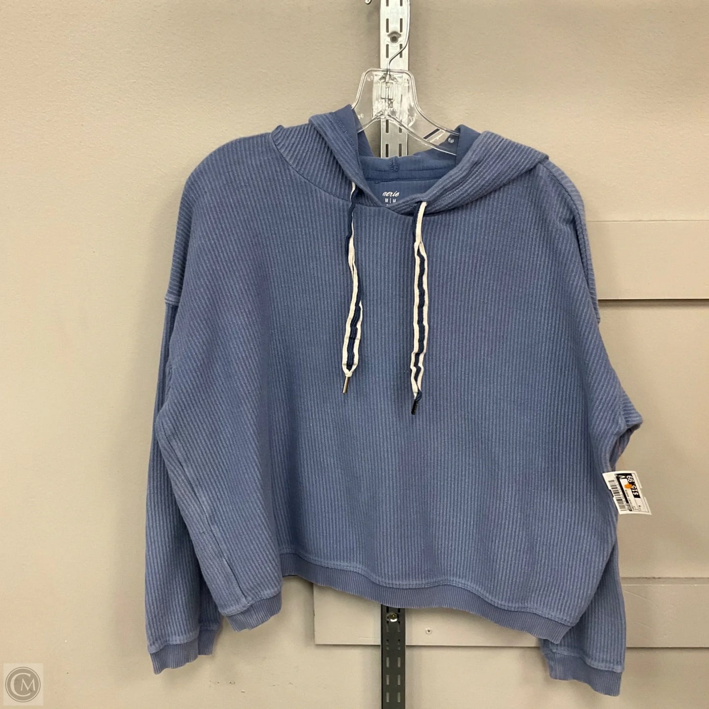 Sweatshirt Hoodie By Aerie In Blue, Size: M