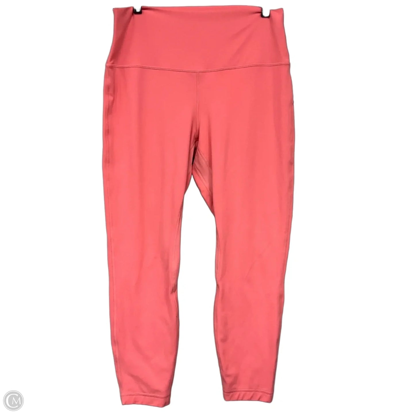 Athletic Leggings By Lululemon In Coral, Size: 12