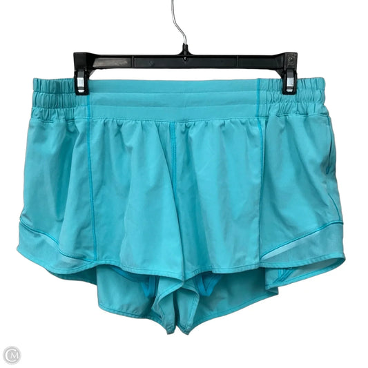 Athletic Shorts By Lululemon In Blue, Size: 12
