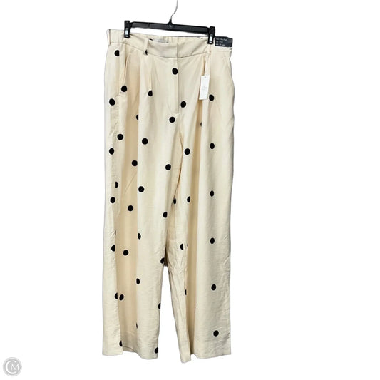 Pants Wide Leg By Abercrombie And Fitch In Polkadot Pattern, Size: 12