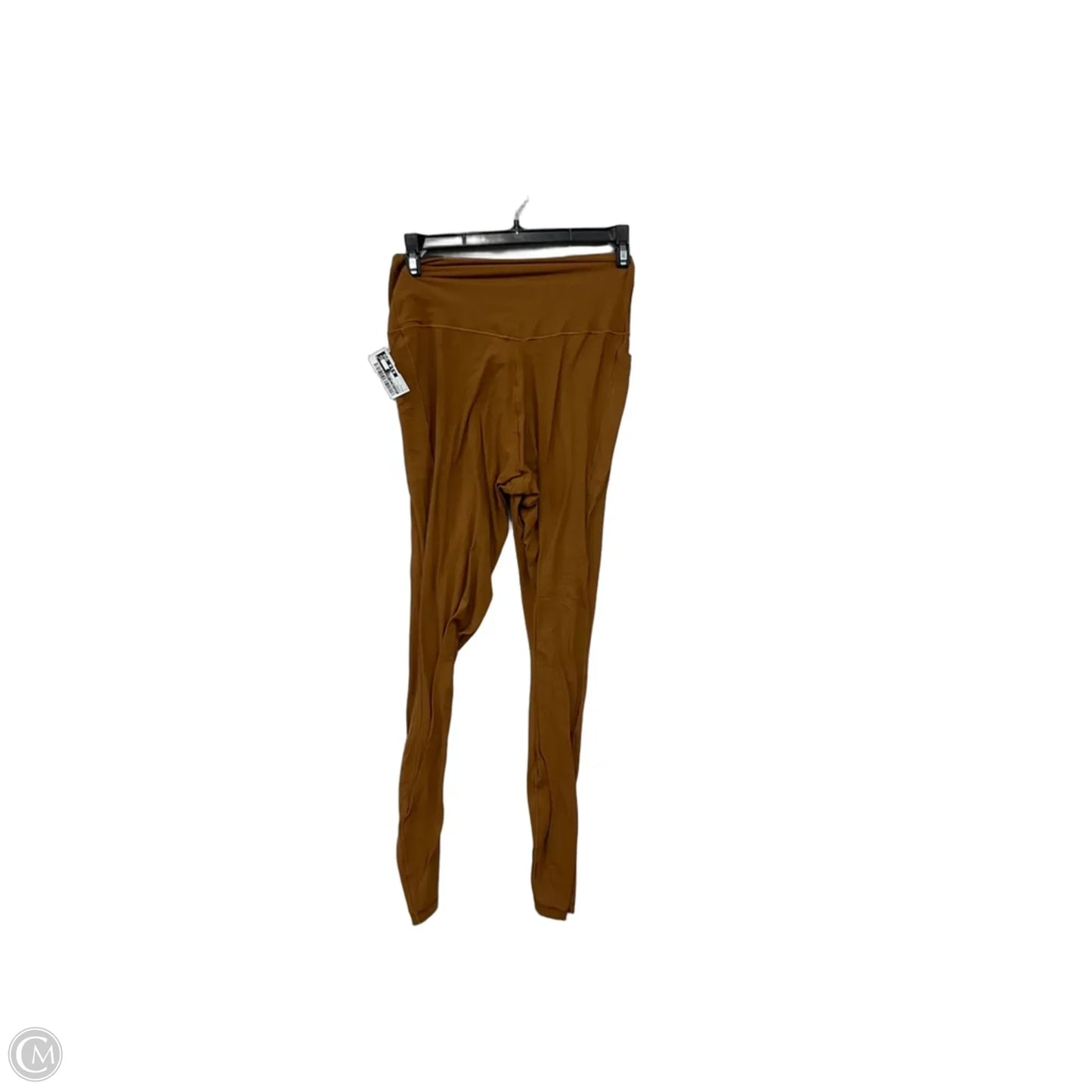 Athletic Leggings By Offline In Bronze, Size: L