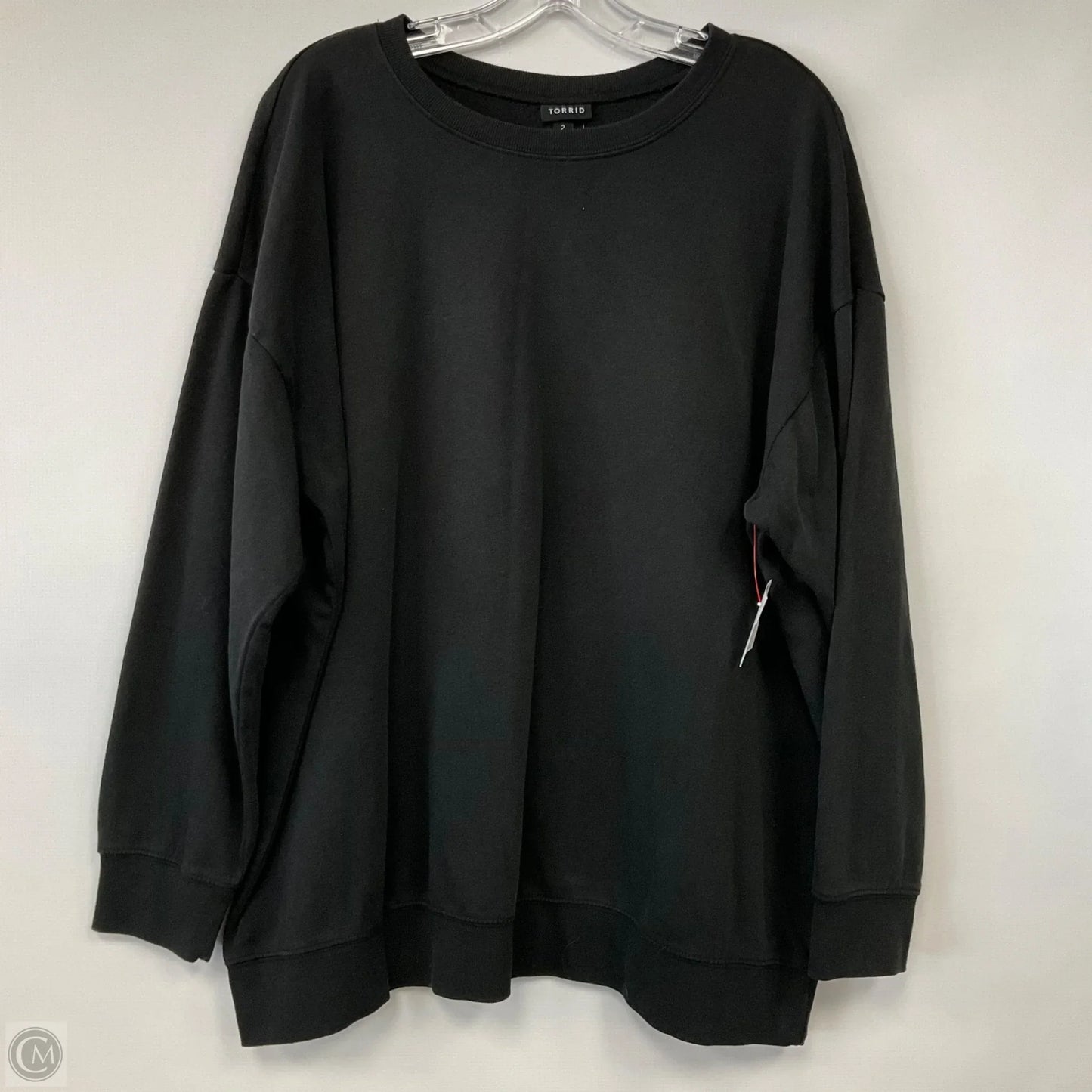 Sweatshirt Crewneck By Torrid In Black, Size: 2x