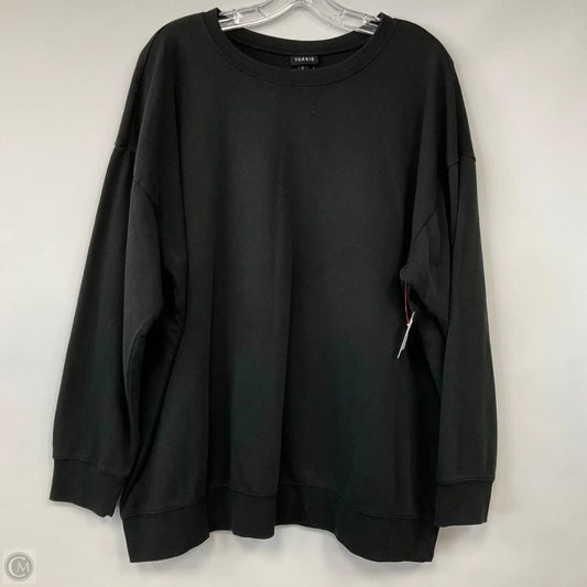 Sweatshirt Crewneck By Torrid In Black, Size: 2x