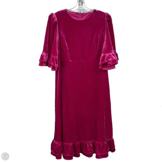 Dress Casual Maxi By Clothes Mentor In Pink & Purple, Size: L