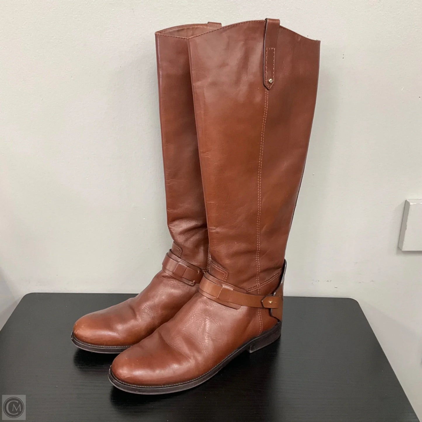 Boots Designer By Tory Burch In Brown, Size: 10