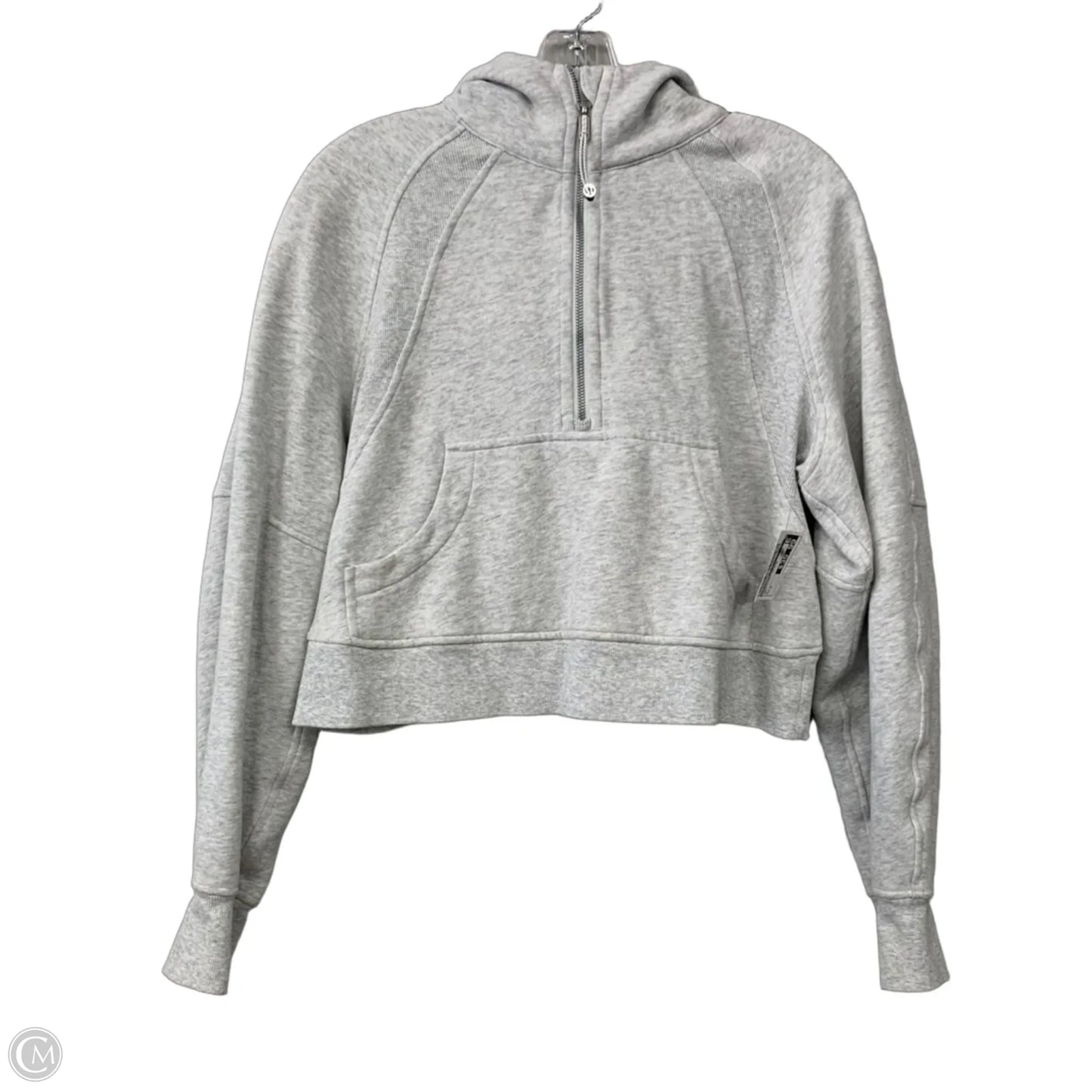 Sweatshirt Hoodie By Lululemon In Grey, Size: S