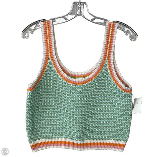 Top Sleeveless By Hem & Thread In Multi-colored, Size: M