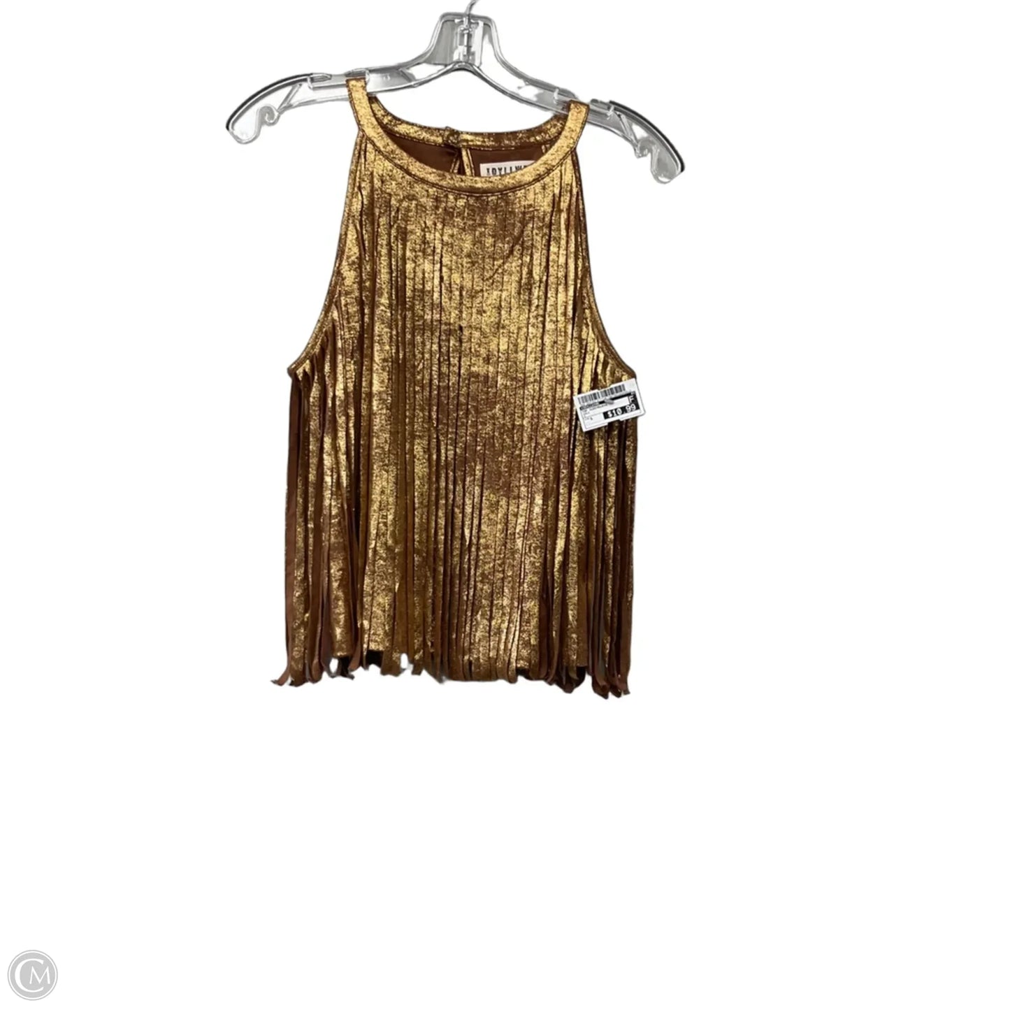 Top Sleeveless By Idyllwind In Gold, Size: S