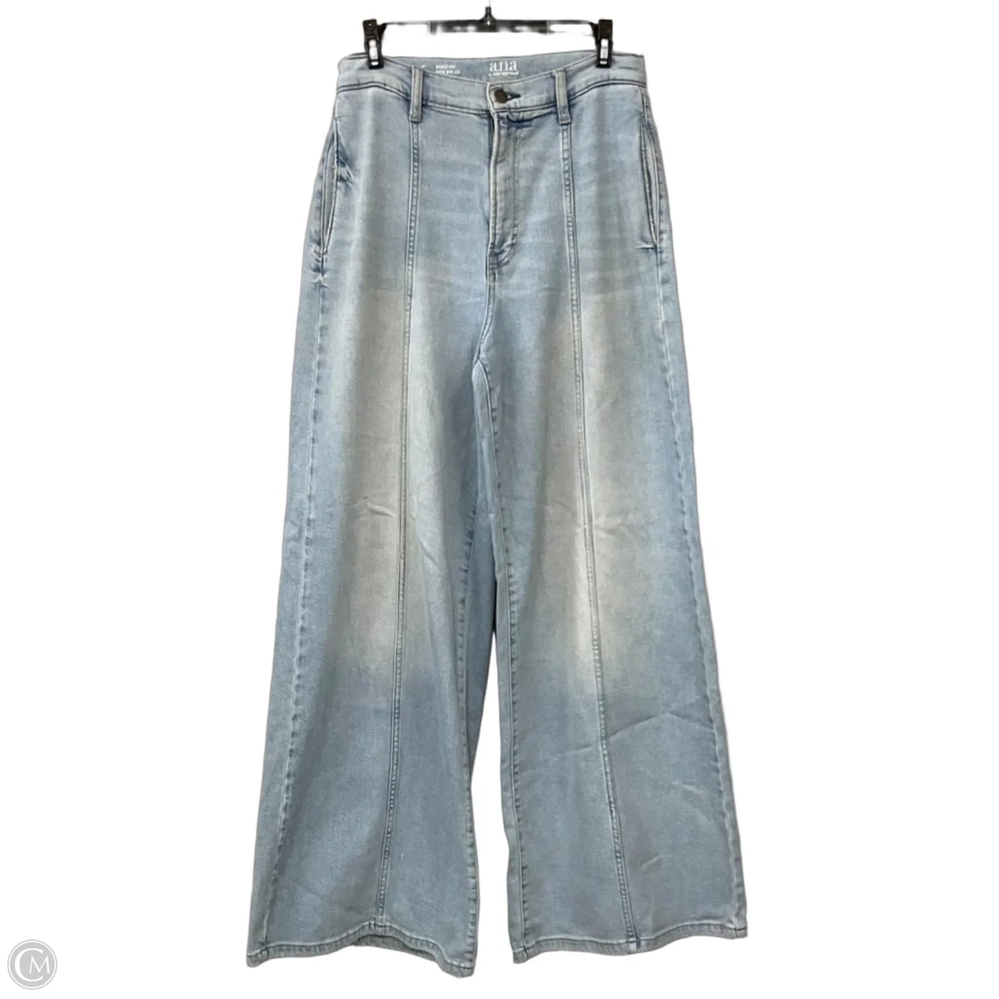 Jeans Wide Leg By Ana In Blue Denim, Size: 6