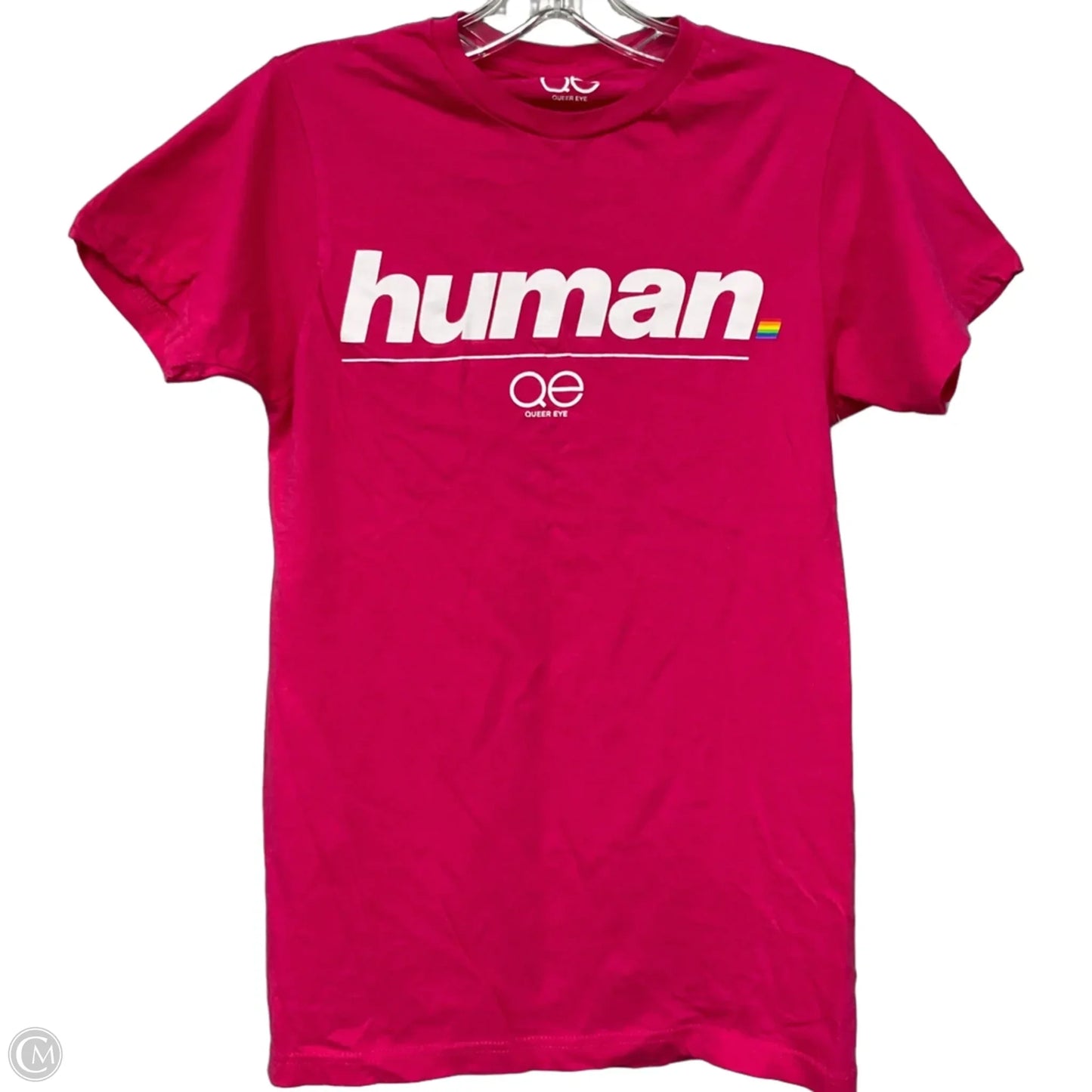 Top Short Sleeve Basic By Cmf In Pink, Size: Xs