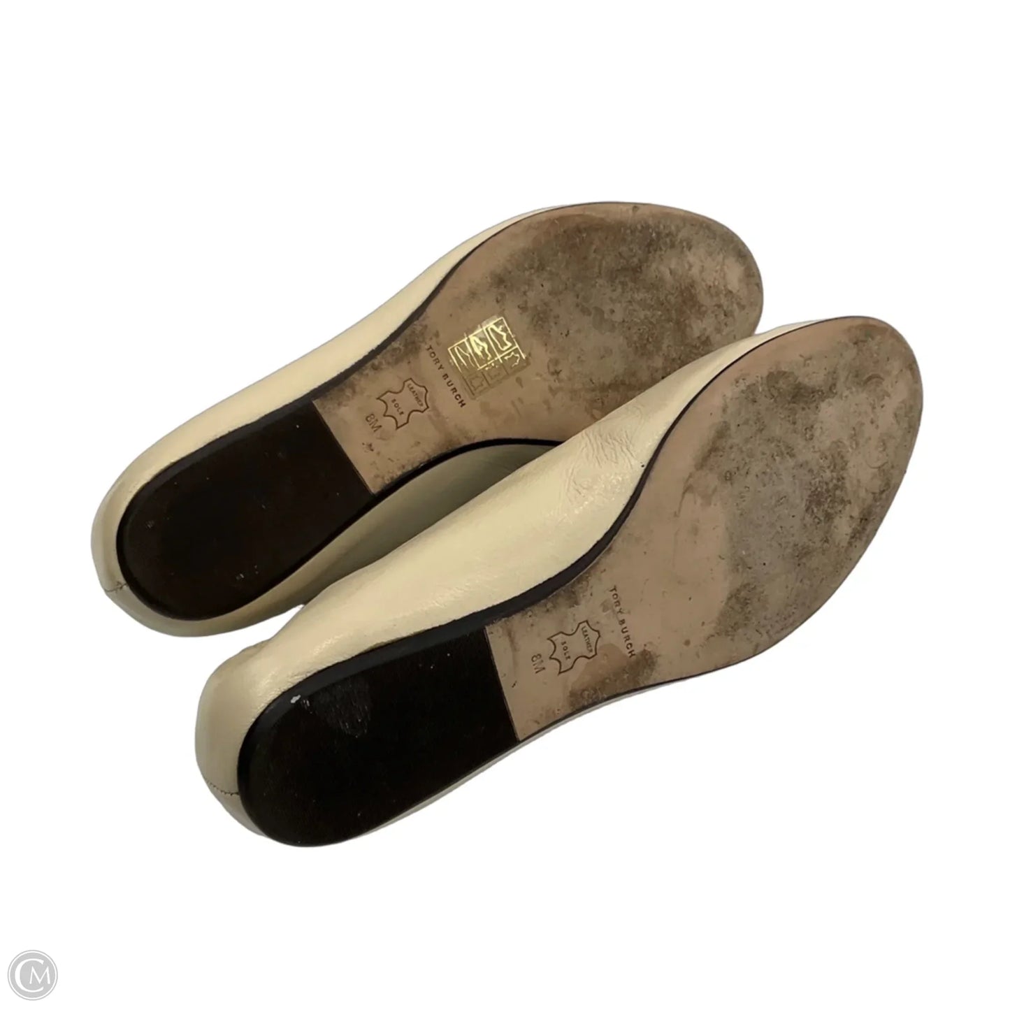 Shoes Designer By Tory Burch In Cream, Size: 8