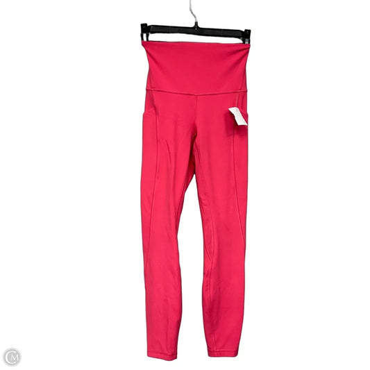 Athletic Leggings By Lululemon In Pink, Size: 2