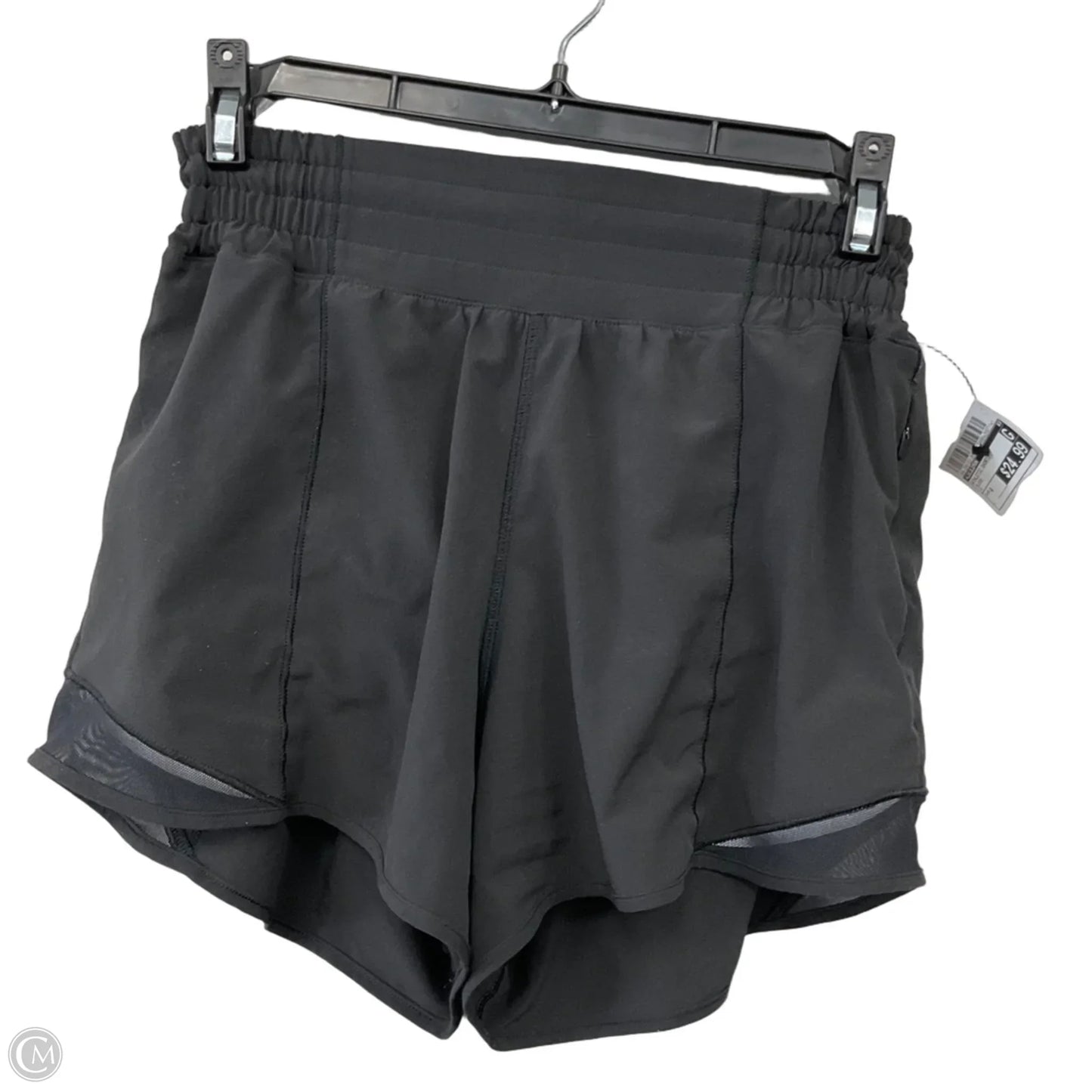 Athletic Shorts By Lululemon In Black, Size: 4