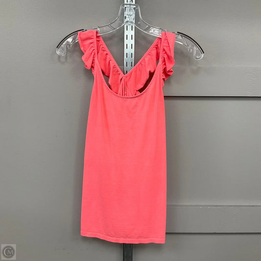 Top Sleeveless Designer By Lilly Pulitzer In Coral, Size: Xs