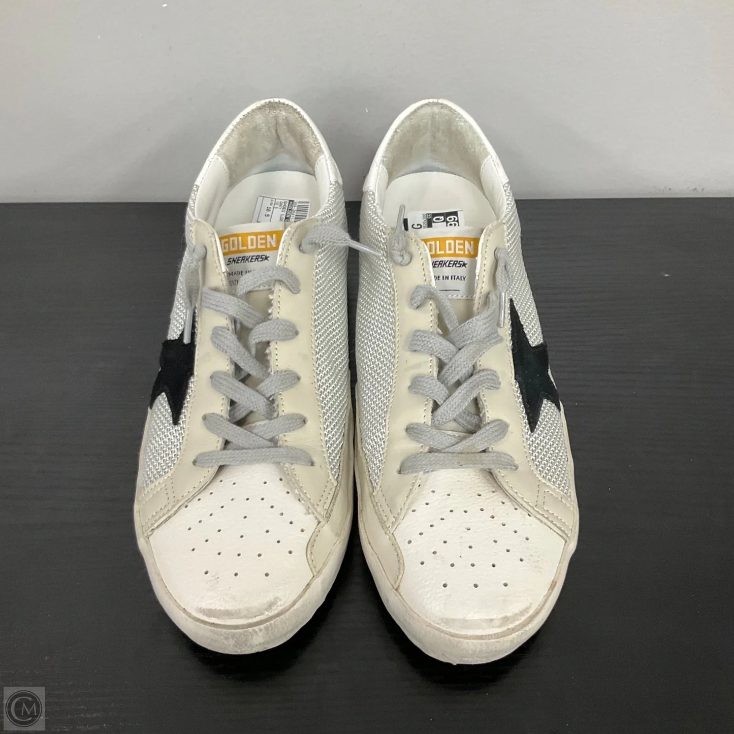 Shoes Luxury Designer By Golden Goose In Grey, Size: 10.5
