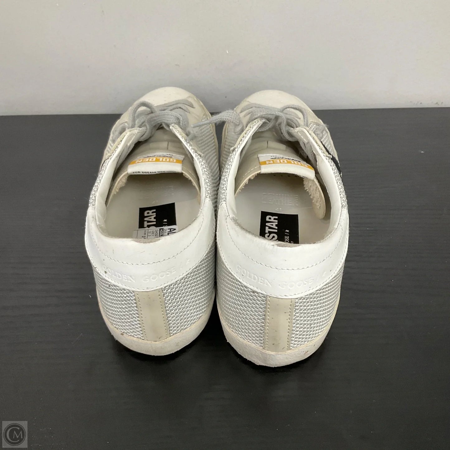 Shoes Luxury Designer By Golden Goose In Grey, Size: 10.5