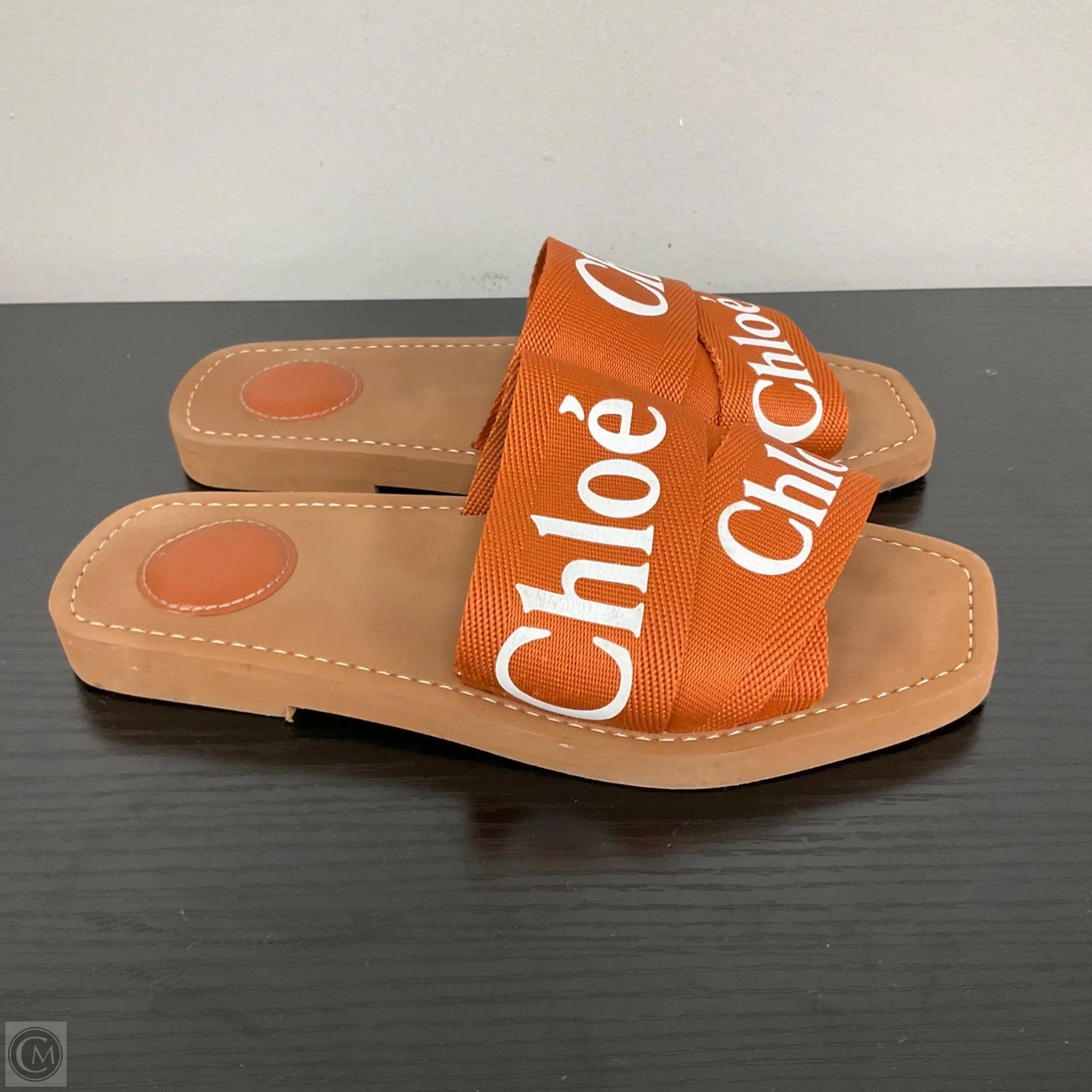 Sandals Luxury Designer By Chloe In Brown, Size: 6