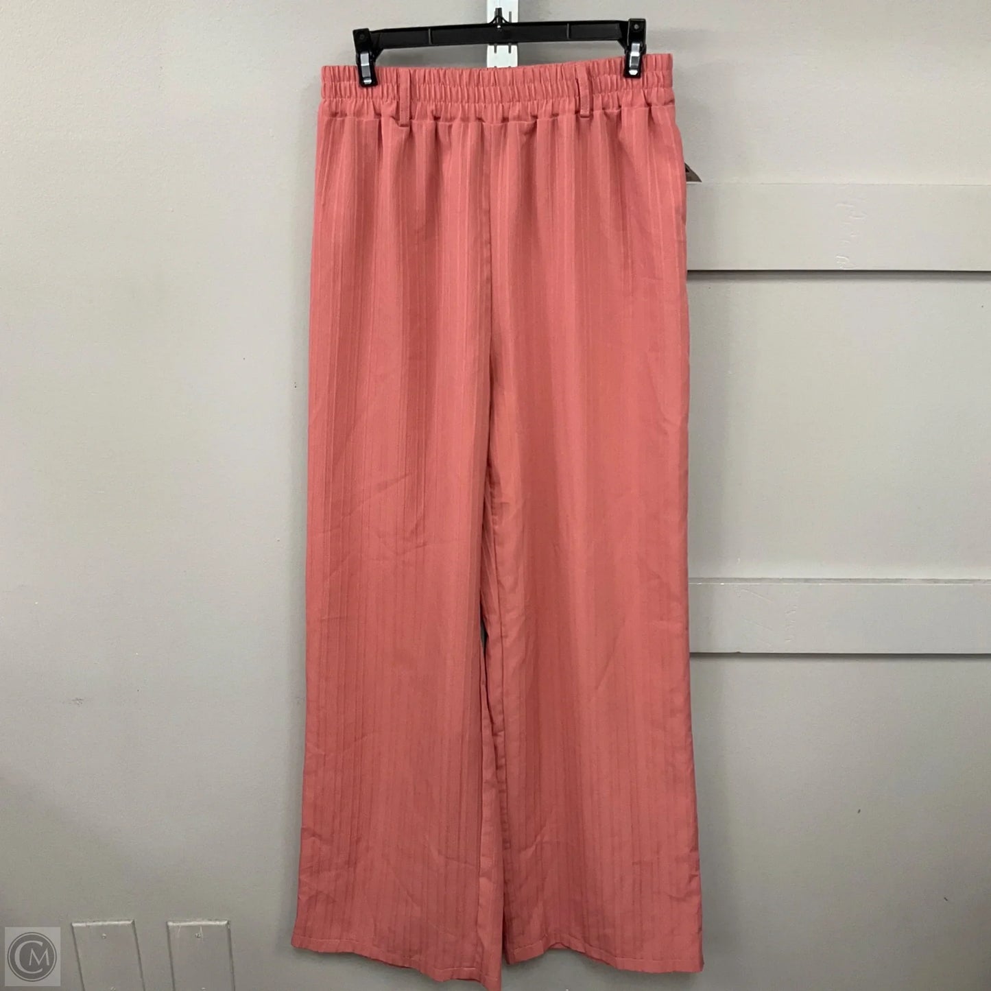 Pants Wide Leg By Shein In Pink, Size: L