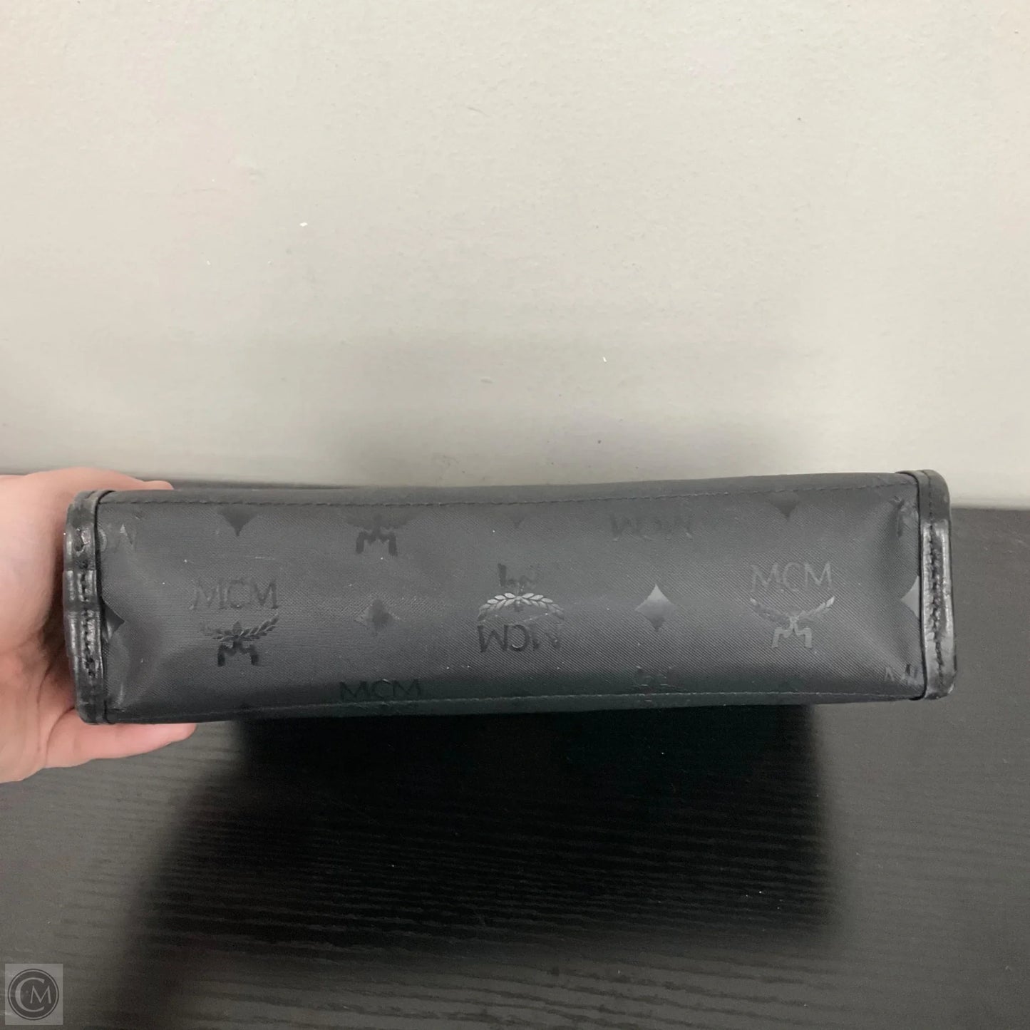 Makeup Bag Luxury Designer By Mcm, Size: Medium