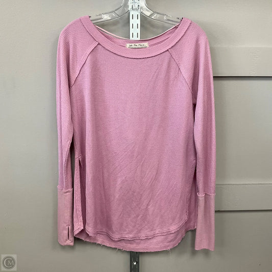 Top Long Sleeve By We The Free In Pink, Size: Xs