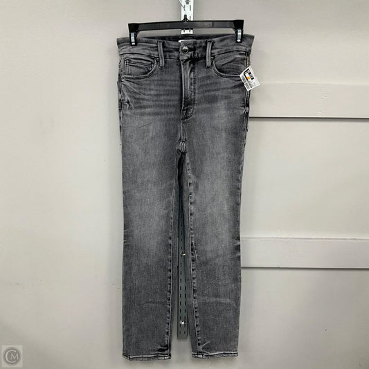 Jeans Skinny By Good American In Black Denim, Size: 4