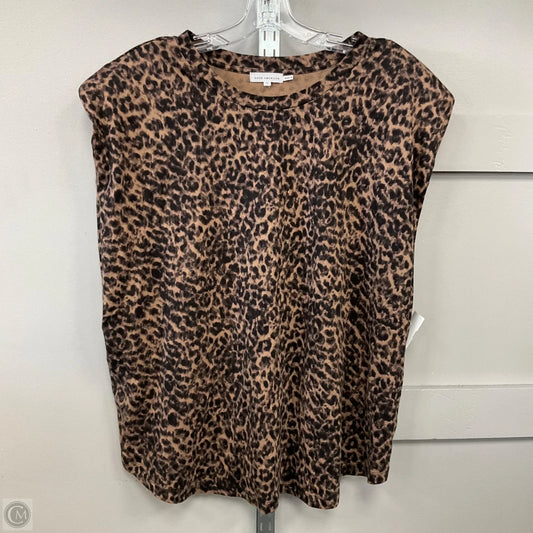 Top Sleeveless By Good American In Animal Print, Size: 2x