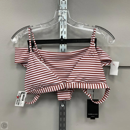 Swimsuit 2pc By Clothes Mentor In Striped Pattern, Size: Xl